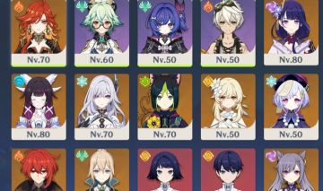AR 55 Mavuika + Skirk + Raiden + Columbina + Jean ( AMERICA )