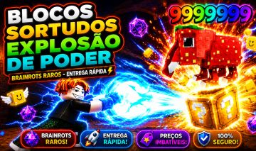 BLOCOS SORTUDOS EXPLOSÃO DE PODER - ROBLOX - BRAINROTS RAROS