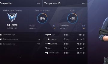 CONTA SMURF STANDOFF PRONTA PRA JOGAR COMPETITIVO