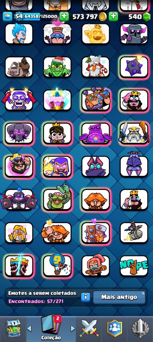 Clash royale conta gemada e upadassa