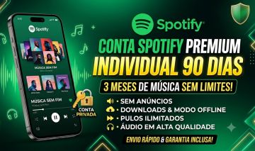 Spotify Premium 90 Dias Conta individual Full acesso