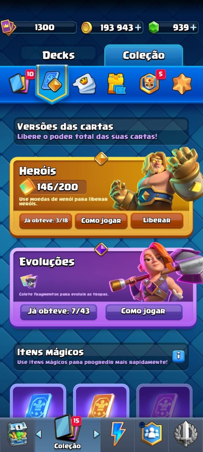 Clash Royale [CONTA] 10k troféus+ todas cartas
