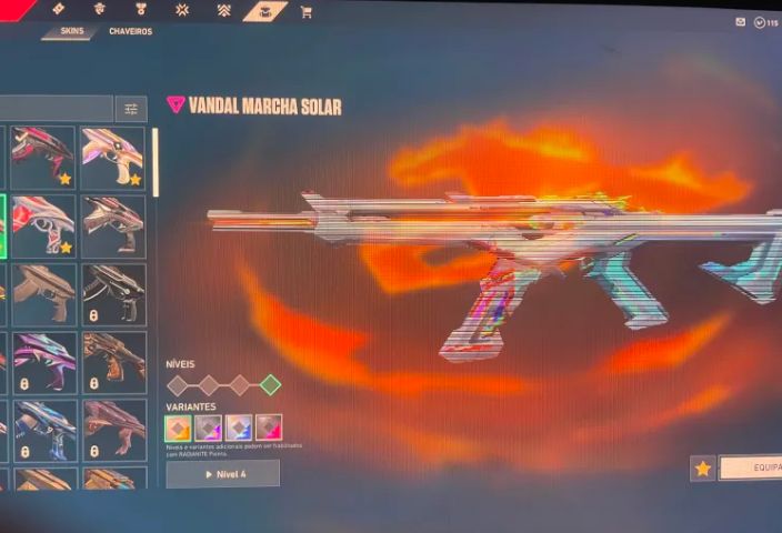 CONTA VALORANT MUITAS SKINS