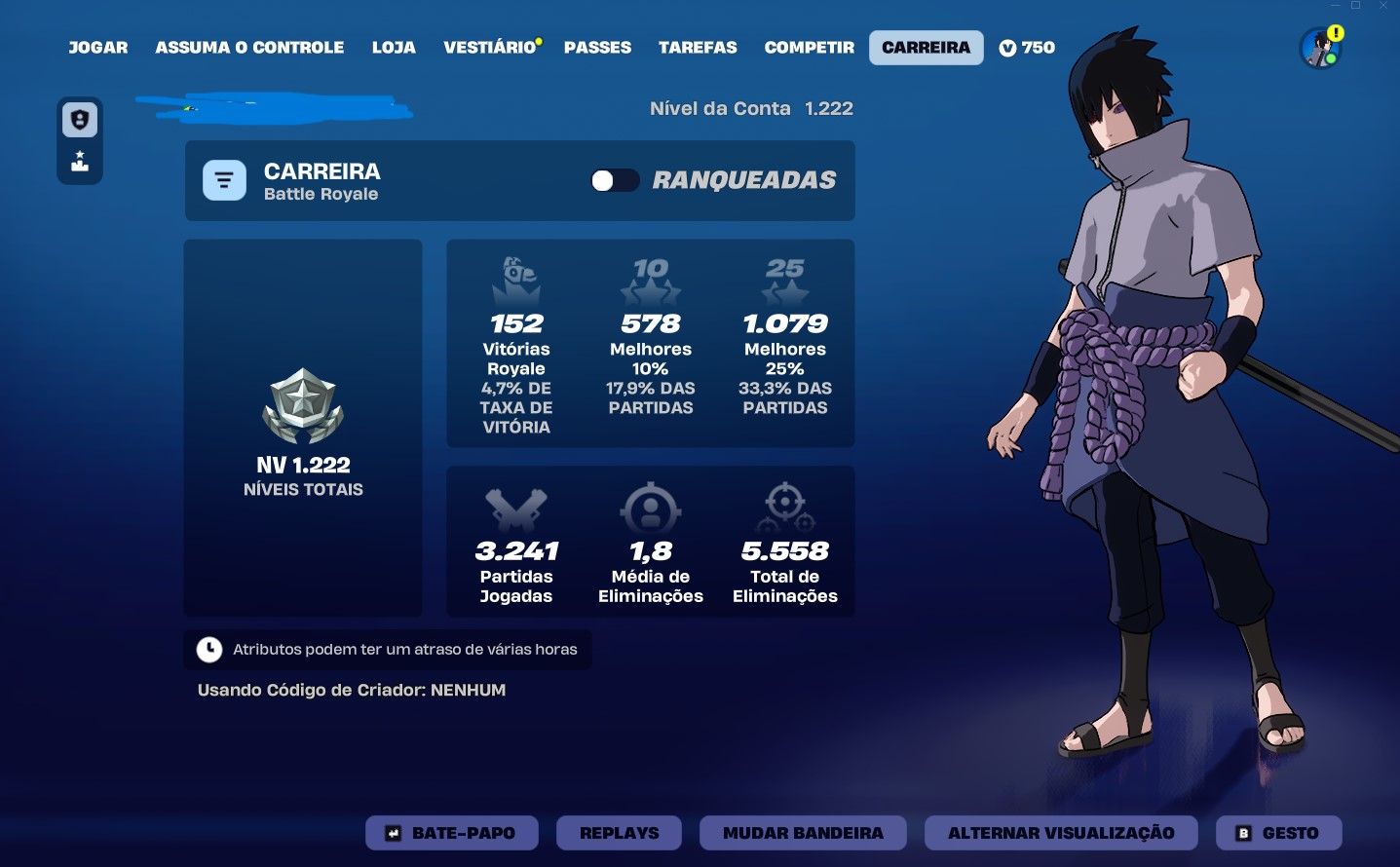 Conta fornite OG 100 seguro pois a conta é minha.
