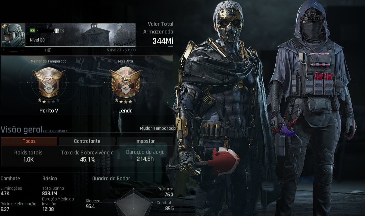 VERSÃO PC [FULL ACESSO] 350M STASH + SKINS