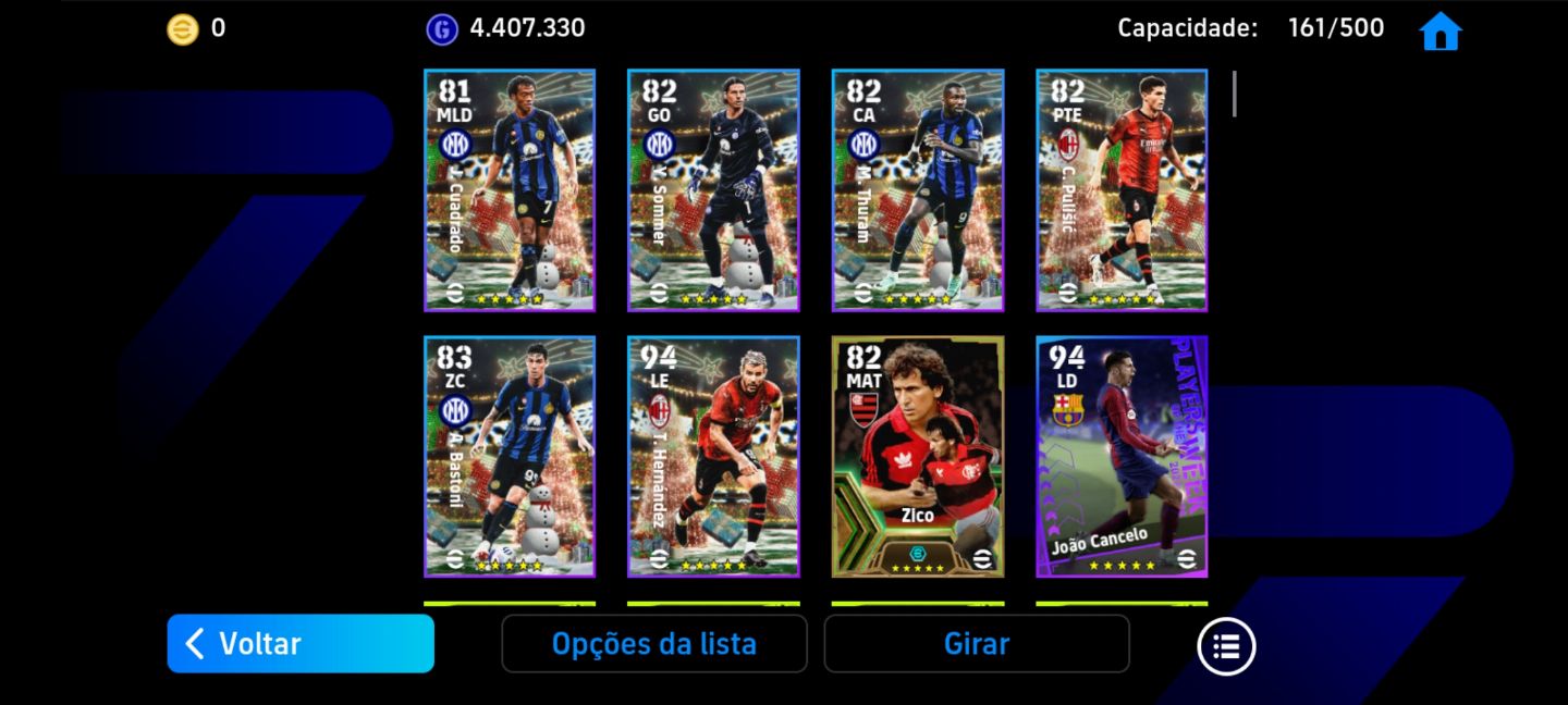 Conta Efootball Mobile forte
