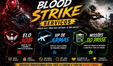 Blood Strike | Elo Job, Up de Armas, Missões de Passe | 100% Manual