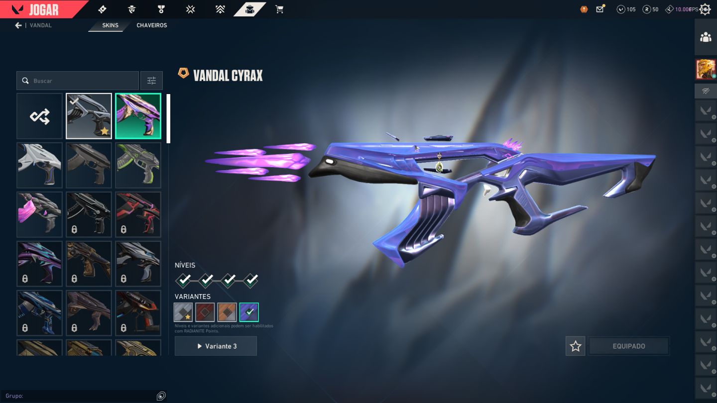 Conta valorant Nivel 138 / Dima 2 / 7 skins!