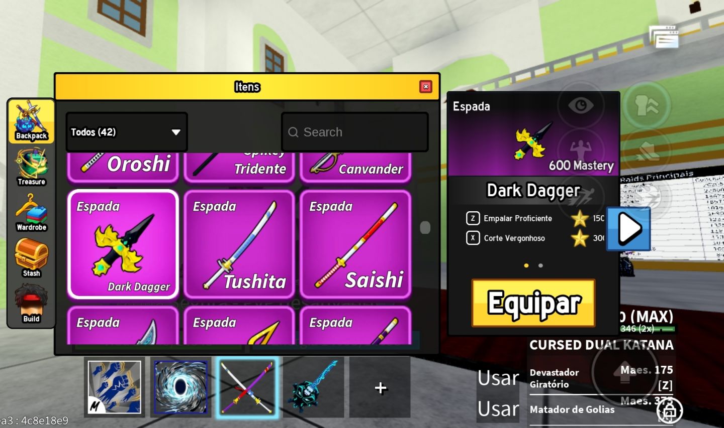 Conta de Roblox épica