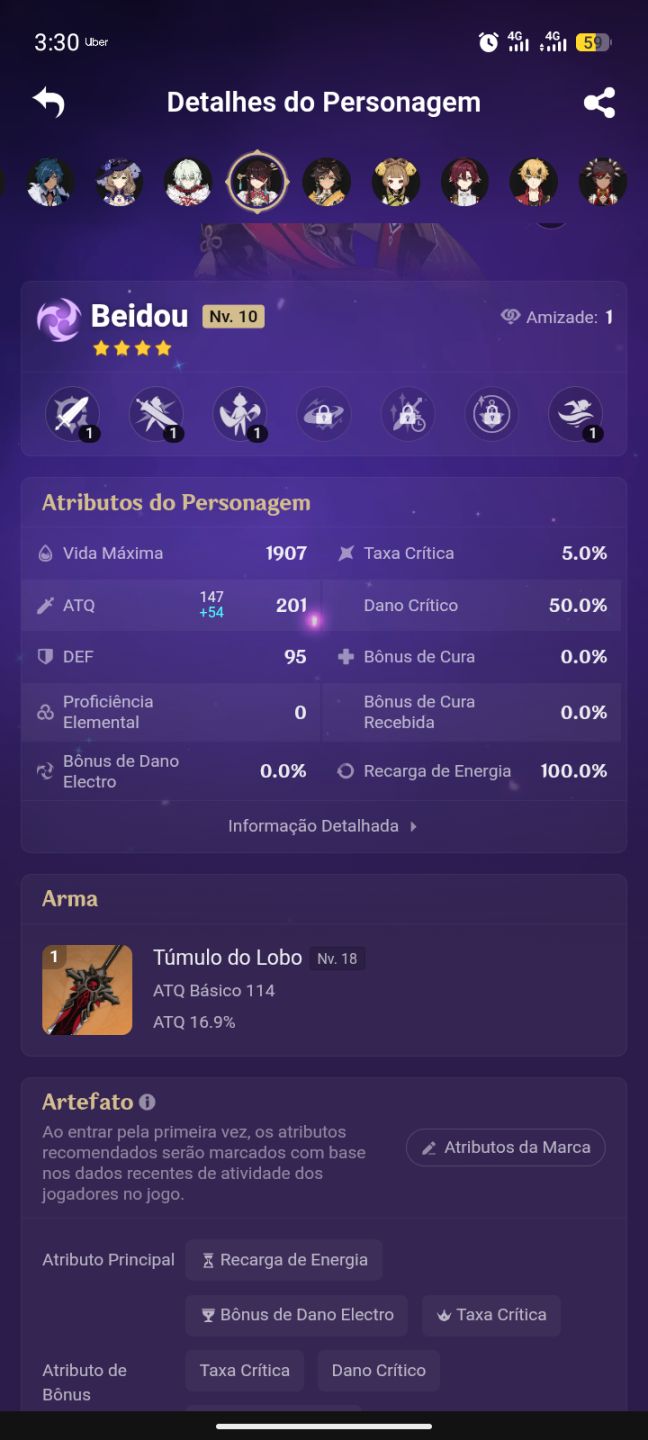 Conta hoyoverse! Boas build
