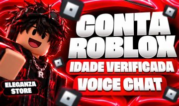 (MENOR PREÇO!) CONTAS ROBLOX COM VOICE CHAT LIBERADO - IDADES (13+ 15+ 18+ 21+)