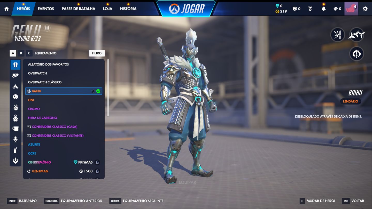 Conta antiga 201 skins 30+ lendarias, 2 armas douradas