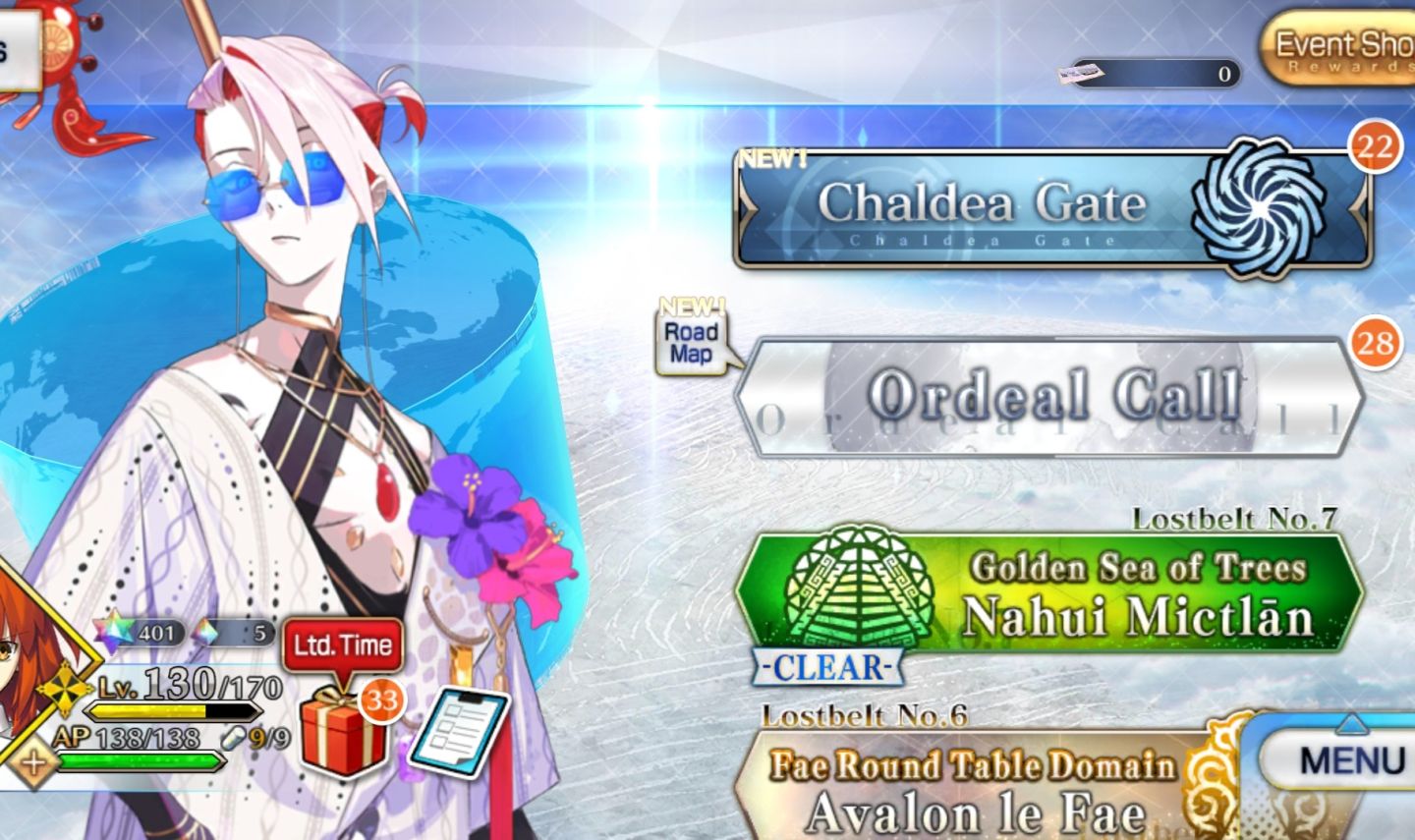 FGO NA | 10 SSR (13 NP) | 400 SQ | Karna NP3 + BB Dubai NP2