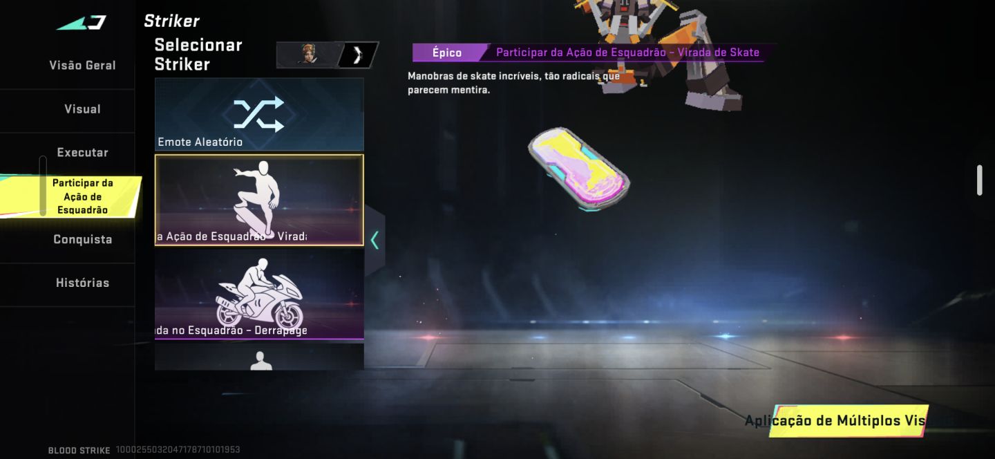 Conta de blood strike gemada e com skin eterna do zero