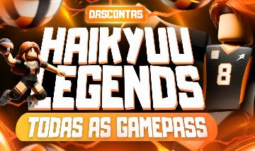 VOLLEYBALL LEGENDS / TODAS AS GAMEPASS / ROBLOX / LENDAS DO VOLEIBOL/ 50% OFF