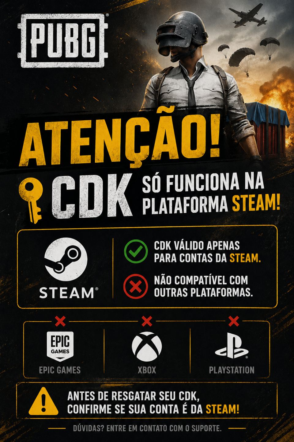 !!! SKINS CDK PUBG !!!