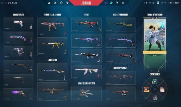 Conta vava com vandal:sublime,evori,gaia phantom ora e mais outras skins