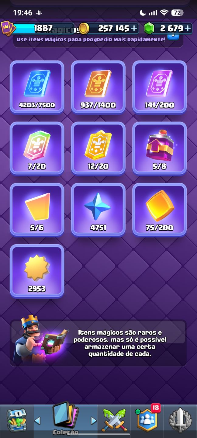 Conta bralw stars e clash royale a venda as duas contas são do mesmo ID supercel