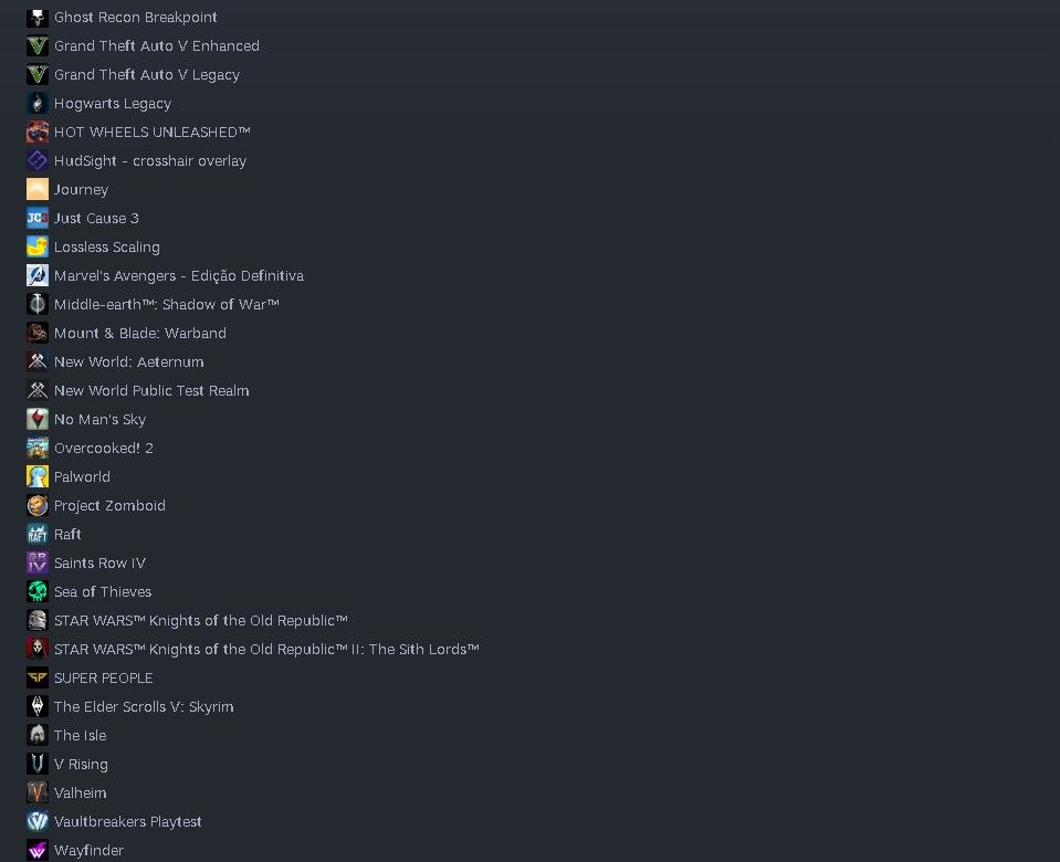 Conta Steam Pessoal
