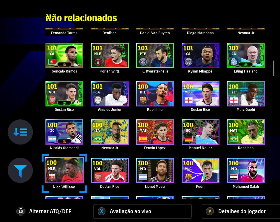 CONTA eFOOTBALL STEAM DEL PIERO, INZAGHI, ROSICKÝ E MUITO MAIS!