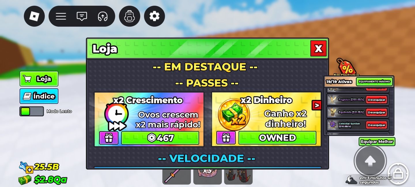 Conta de roube um ovo de 197b de velocidade