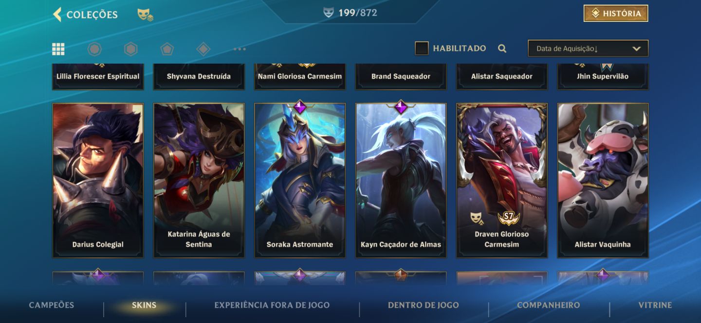 Conta Main Jungler Challenger, Ex Monarca e 202 Skins !