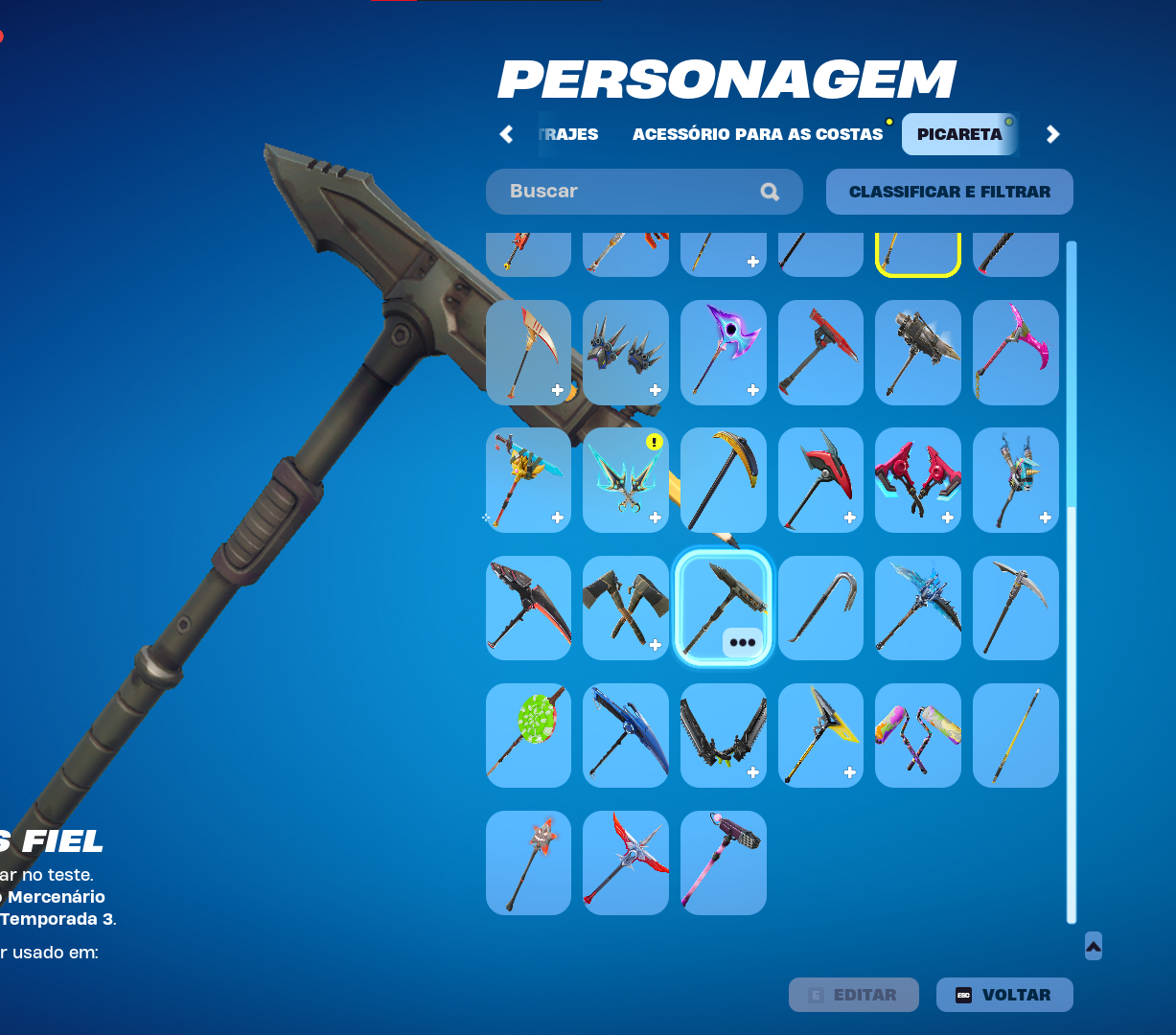 Conta og passe s3, pack da twitch, 61 skins e passe autal