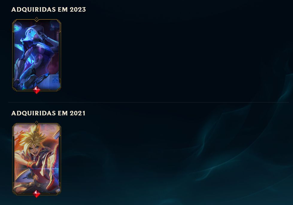 Conta league of legends master ezreal academia de batalha e ashe projeto