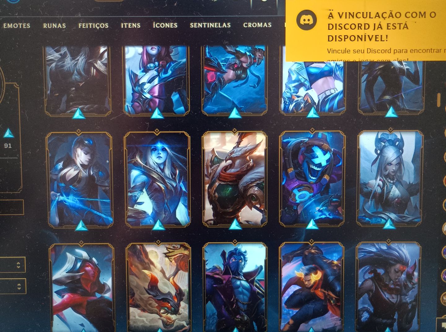 Conta League of Legends Honra 5 MMR Diamante