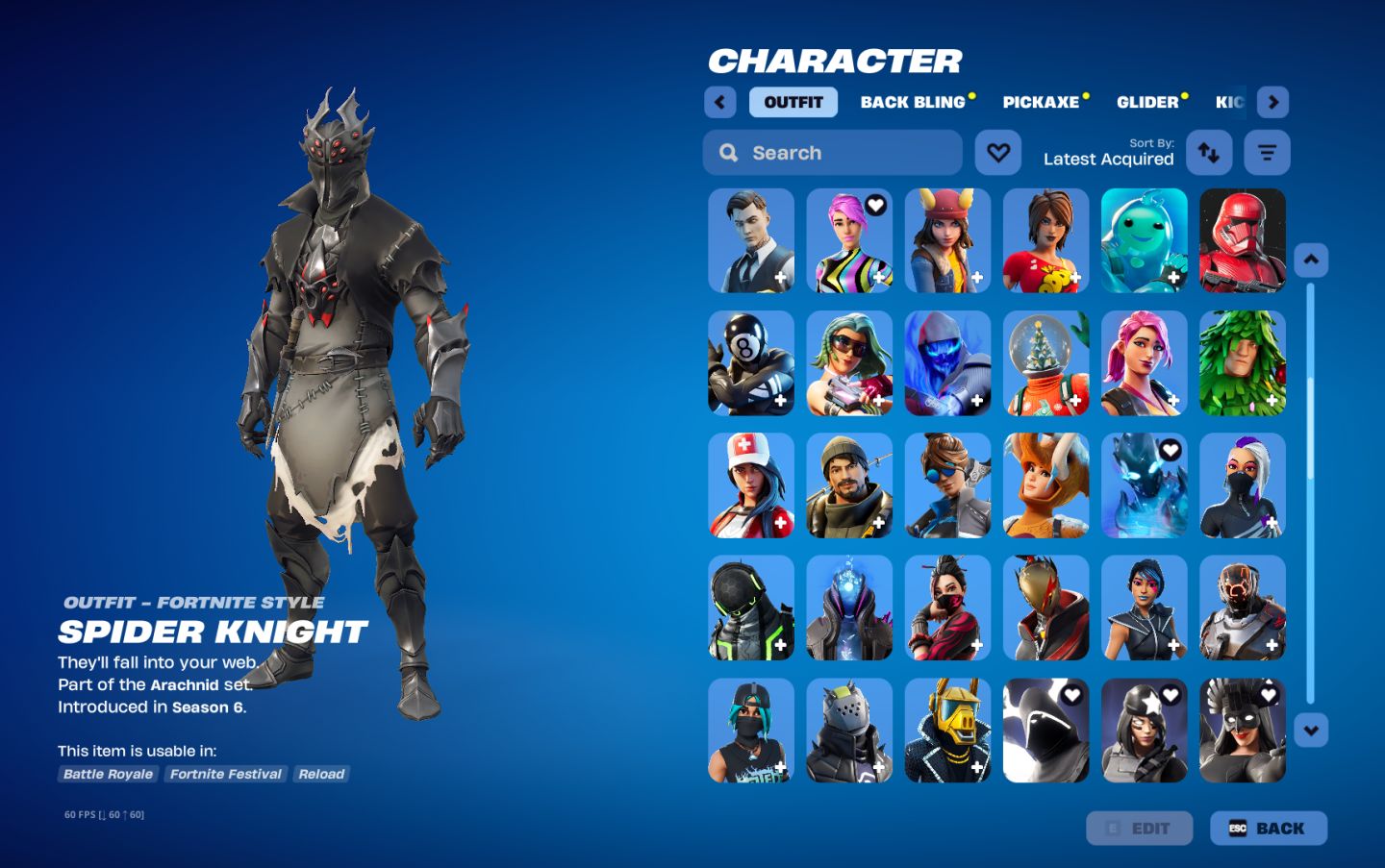 Conta fortnite 129 skins