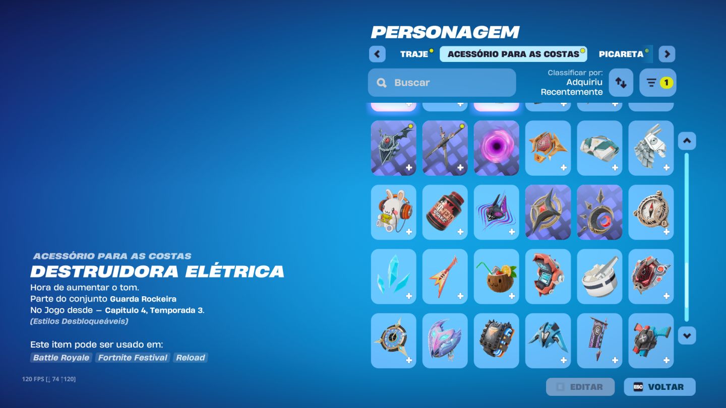 CONTA FORTNITE RARA COMPLETA!