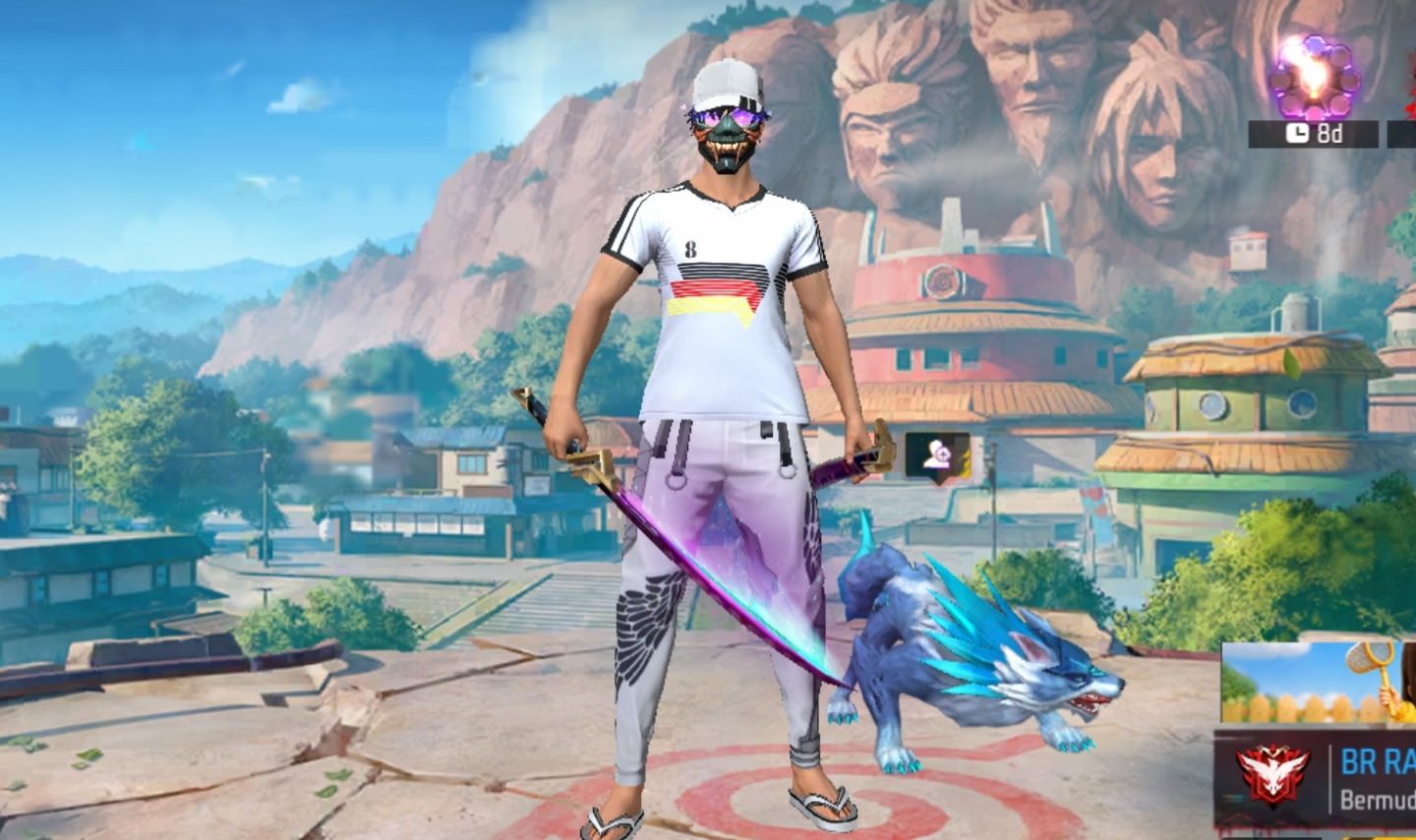 Conta Ff Mclaren + Naruto Nove-caudas + Angelical + Ump Samurai e Xm8 Roxa