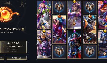 Conta com skin da kaisa turbo neon prestígio