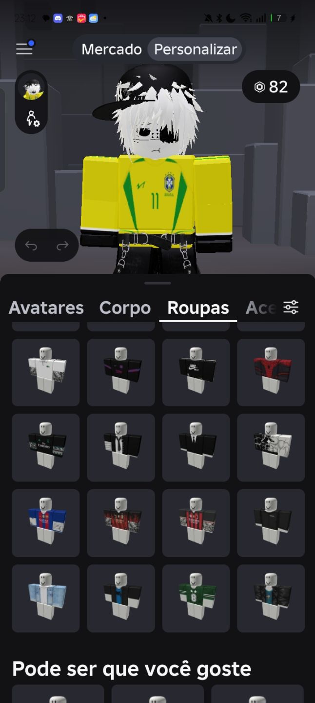 Conta de Roblox no preço dou desconto