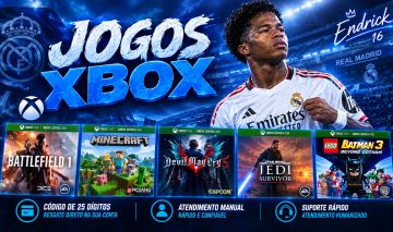 Jogos de Xbox Series X/S com Código De 25 Digitos, sem Método Parental