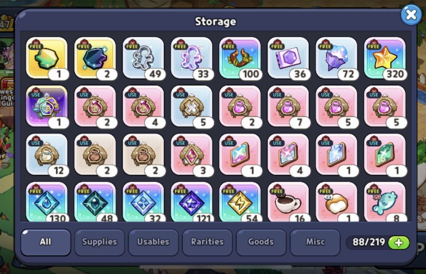 CONTA AVANÇADA COOKIE RUN KINGDOM