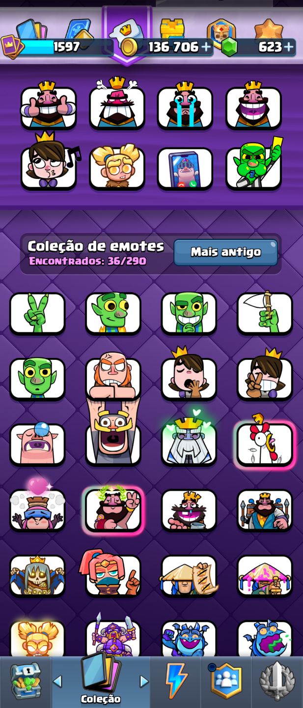 Conta Clash Royale LVL 15 14500 troféus 14 evoluções, 5 herois (NICK GRATIS)