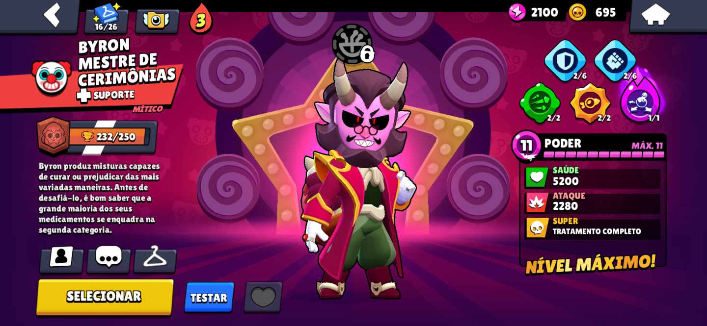 Brawl stars conta boa com foco em upar!!