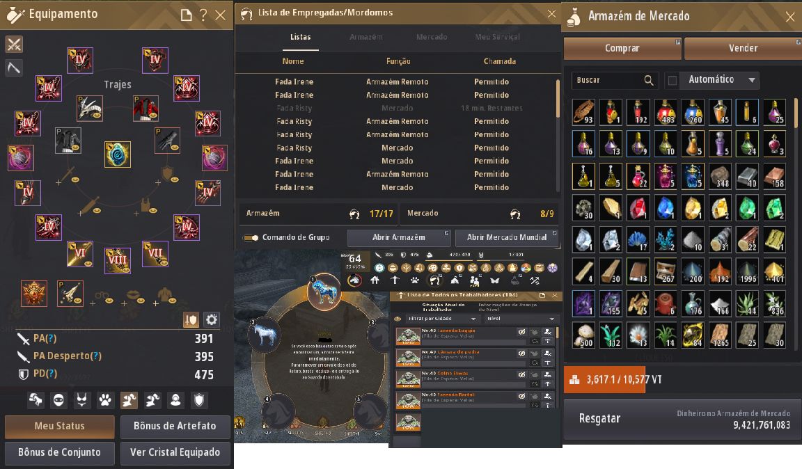 BDO SA 870 GS ENDGAME T10 / Poções Infinitas / Pronta pro Pvp & End Game