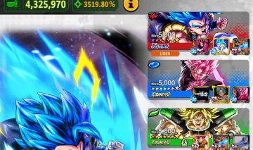 CONTA AVANÇADA COM GOGETA 12 ESTRELAS, BROLY 8 ESTRELAS, GOKU BLACK 14 ESTRELAS