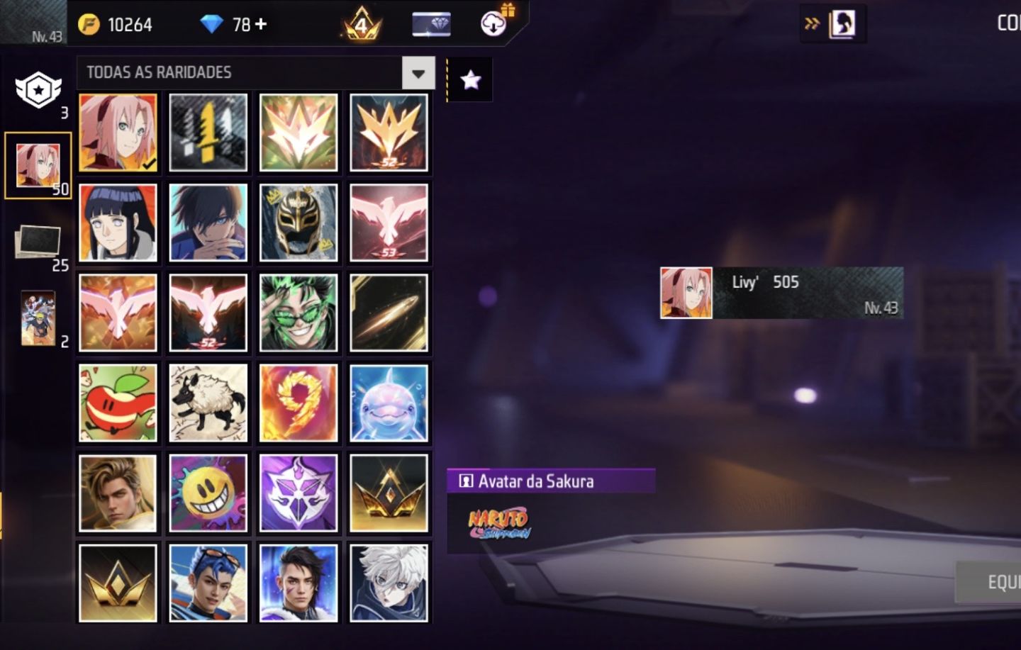 CONTA BÁSICA GEMADA - PRIME 4 LEVEL 43
