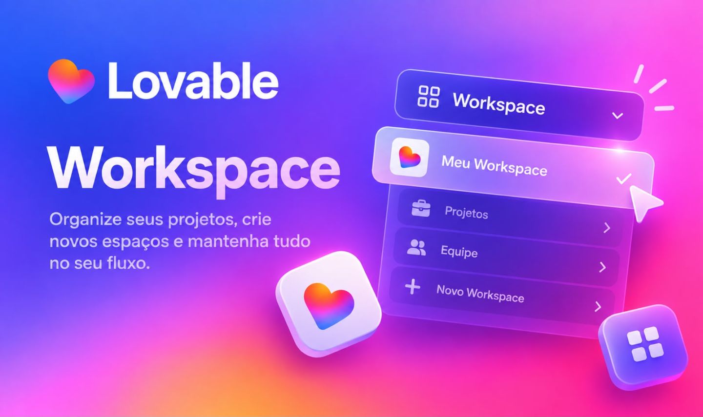 Workspaces lovable, 65/100/300/conta pro