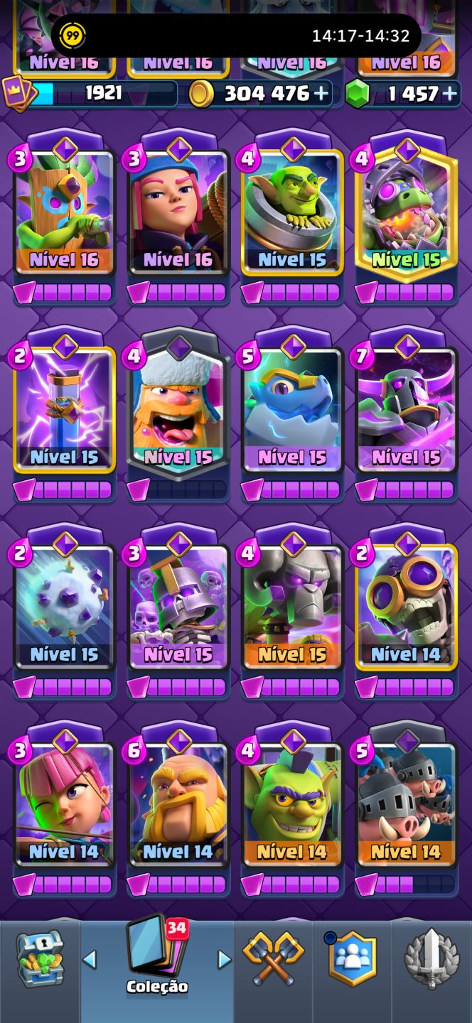 VENDE-SE CONTA DE CLASH ROYALE UPADA