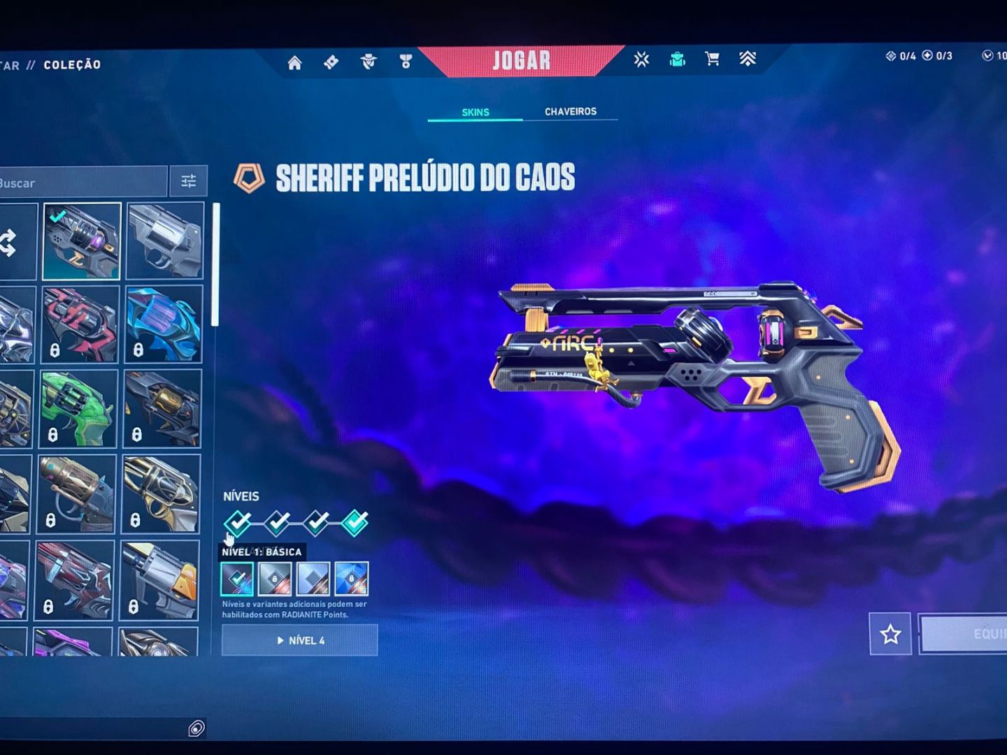 CONTA VALORANT SKINS VANDAL PHANTOM FACA E GESTOS (LER DESCRIÇÃO DO PRODUTO!!!)