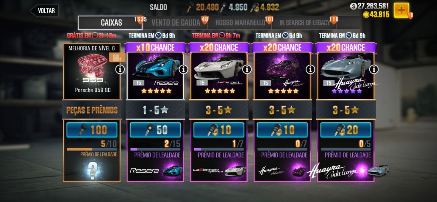CSR RACING 2 PARA IOS | PACKS CASH + GOLD + KEYS + CARROS + TOKENS | TOP VENDAS