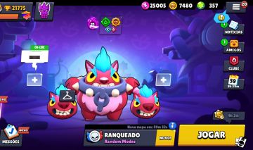 CONTA BRAWL STARS ÚNICO DONO 22000 TROFÉUS