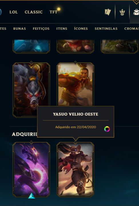 SKIN YONE TINTA SOMBRIA + [ PLATINA 1 QUASE ESMERALDA ] + [ 70% DE WIN RATE ]