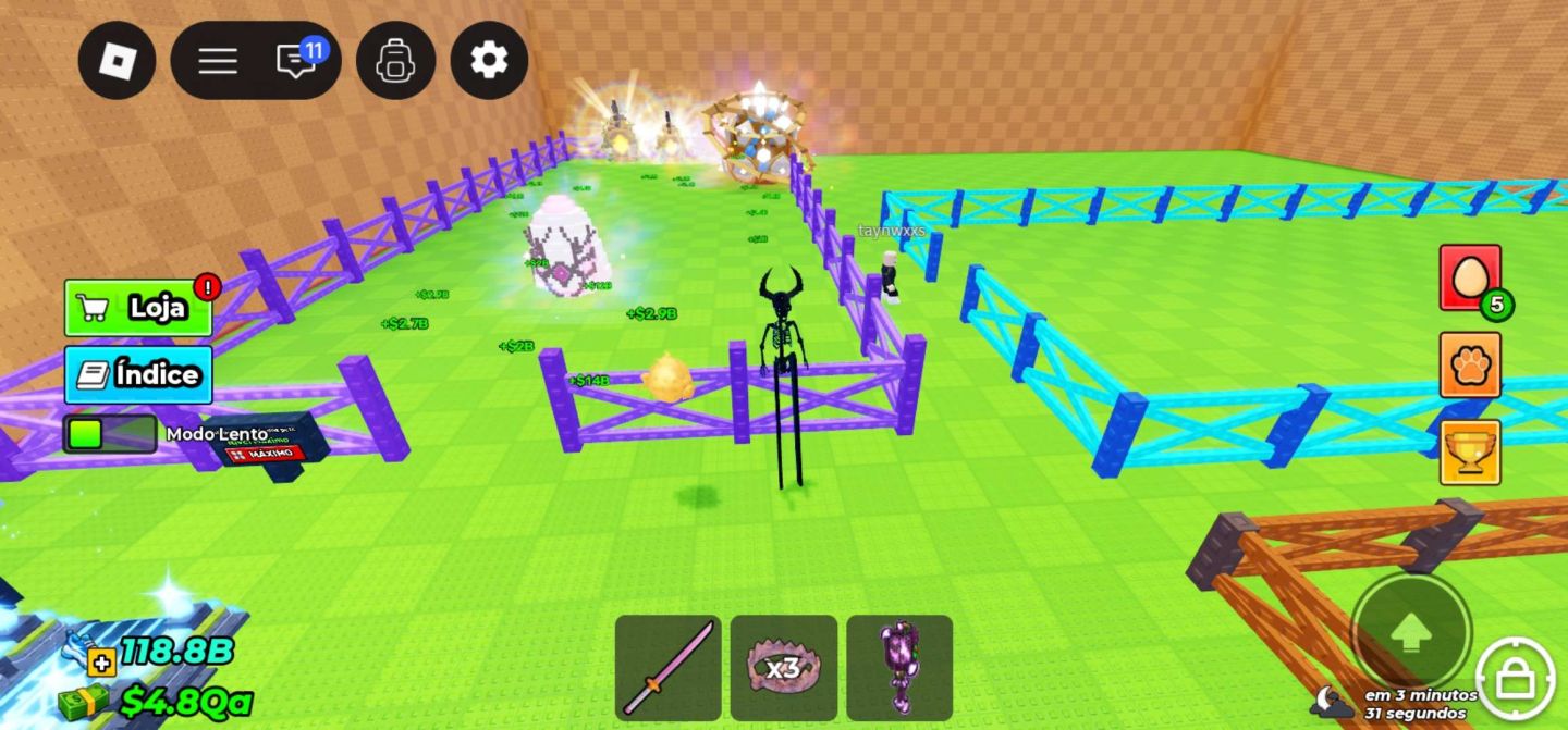 CONTA DE ROBLOX UPADA EM DIVERSOS JOGOS + SKINS