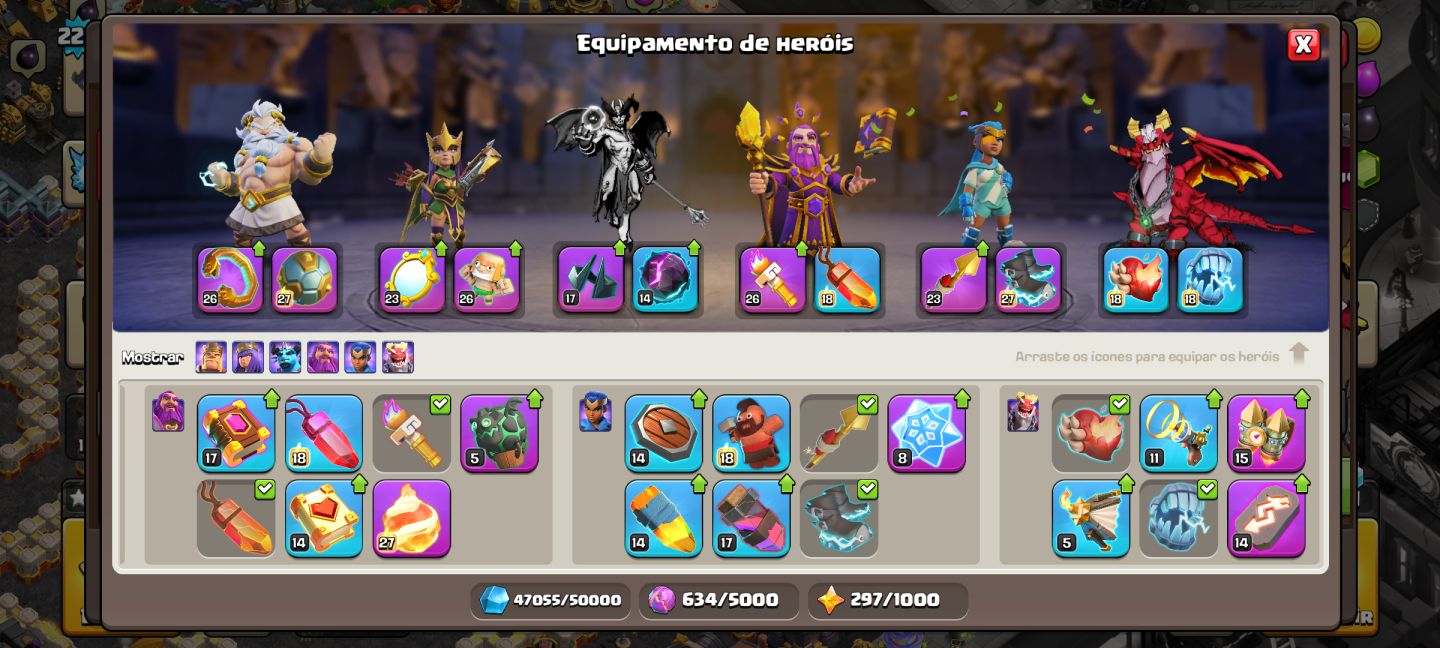 Conta cv18 bem upada!