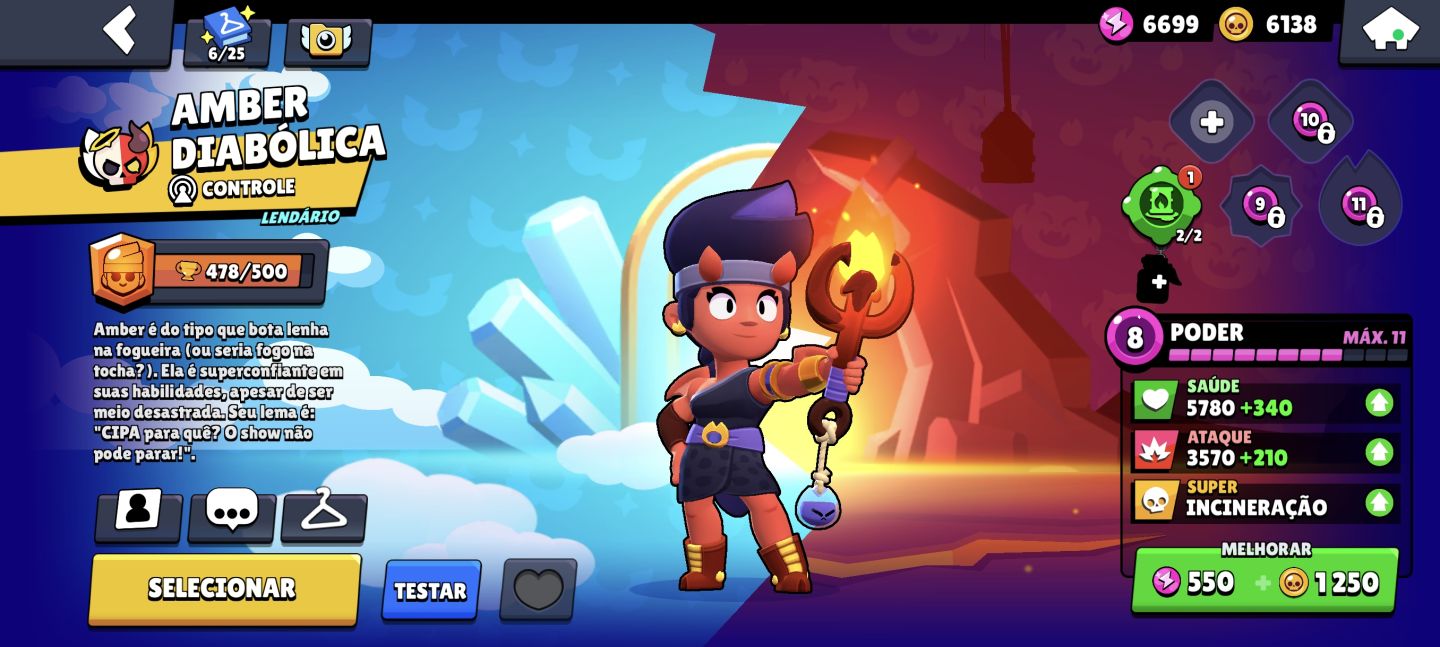 CONTA DE BRALW START COM QUASE TODOS OS PERSONAGENS E ITENS